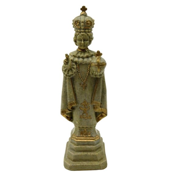 VOLCANIC Ash Mt PINATUBO Religious Statue 7.5" Handmade Eruption Victims 1990s - Picture 7 of 10